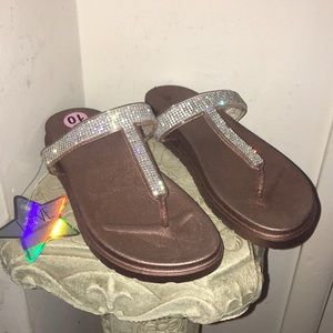 🎉PRICE DROP🎉 New Love Bling Bling Sandals🛍